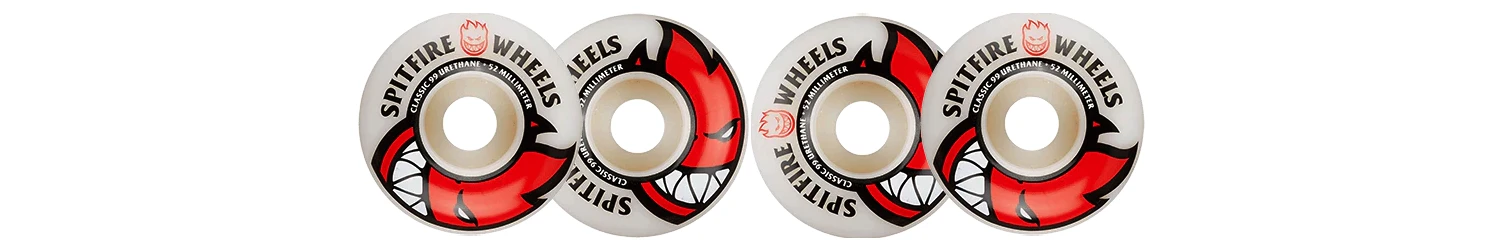 چرخ حرفه ای اسکیت برد spitfire conical full big head برای اسکیت برد کامل حرفه ای
