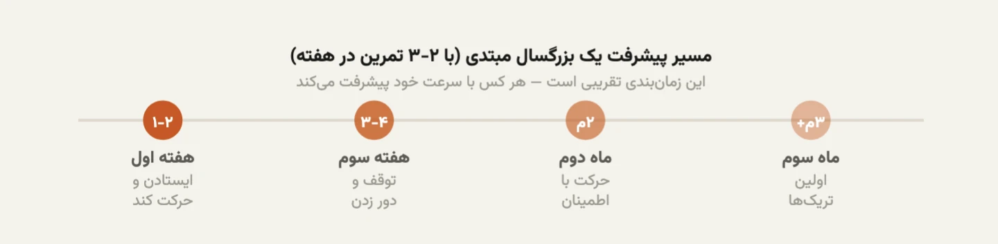 فواید روانی اسکیتبرد که توسط پژوهشگران مستند شدهاند مسیر پیشرفت واقعبینانه برای یک بزرگسال مبتدی اسکیتبرد
