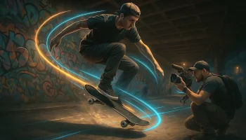 کاور مقاله آموزش فیلمبرداری حرفه‌ای اسکیت برد