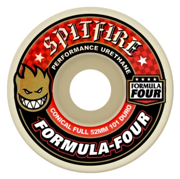 چرخ اسکیت برد Spitfire Formula Four Conical Full رنگ قرمز