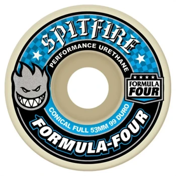 چرخ اسکیت برد Spitfire Formula Four Conical Full رنگ آبی