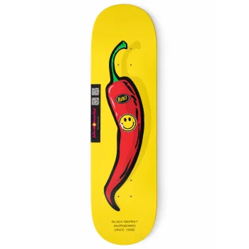 تخته اسکیت‌برد حرفه‌ای Black Market Red Pepper