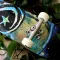 اسکیت‌برد کامل حرفه‌ای طرح Foundation Star & Moon Earth